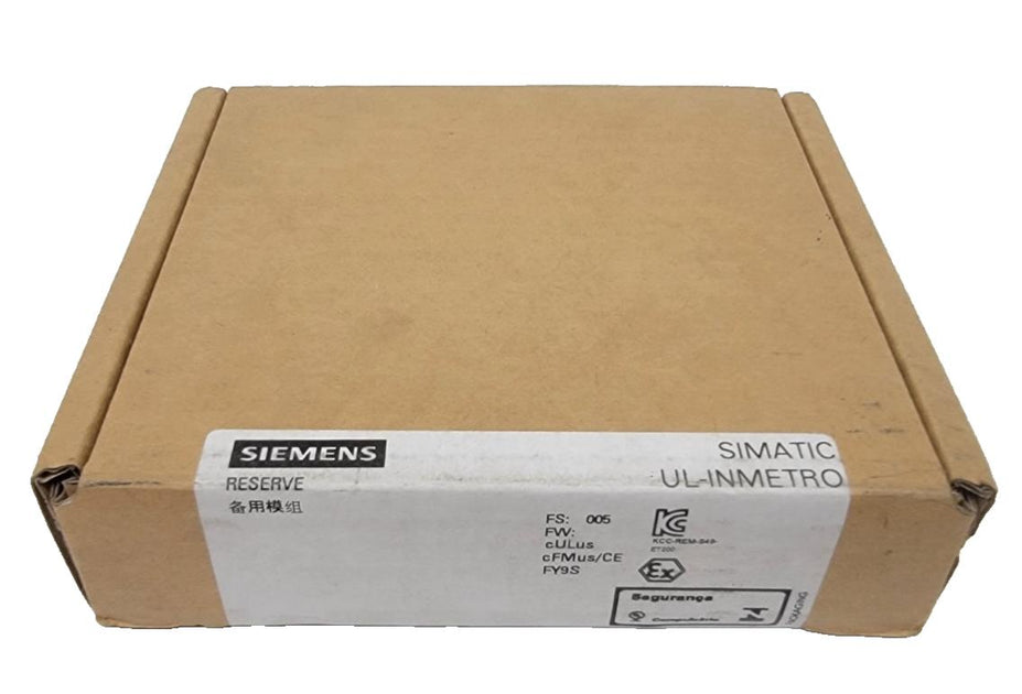 Siemens USA 6ES71387AA000AA0 Reserve Module New In Box – Blackstar Assets