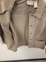 Alfred Dunner Petite Women's Jacket, Polyester Blend, 12P Petite, Tan