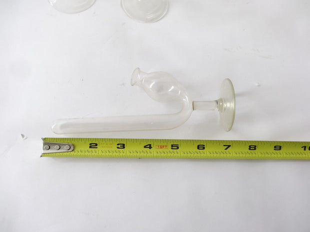 Lot of (4) Unbranded Unmarked Laboratory Fermentation Tubes Approx 5ml