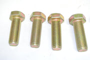 1" x 5" Hex Cap Screw Bolts, Zinc Plated, New Pack of Qty 6