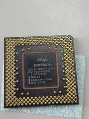 Intel Pentium MMX 233 233MHz (FV80503233) Processor, Vintage, Gold Recovery