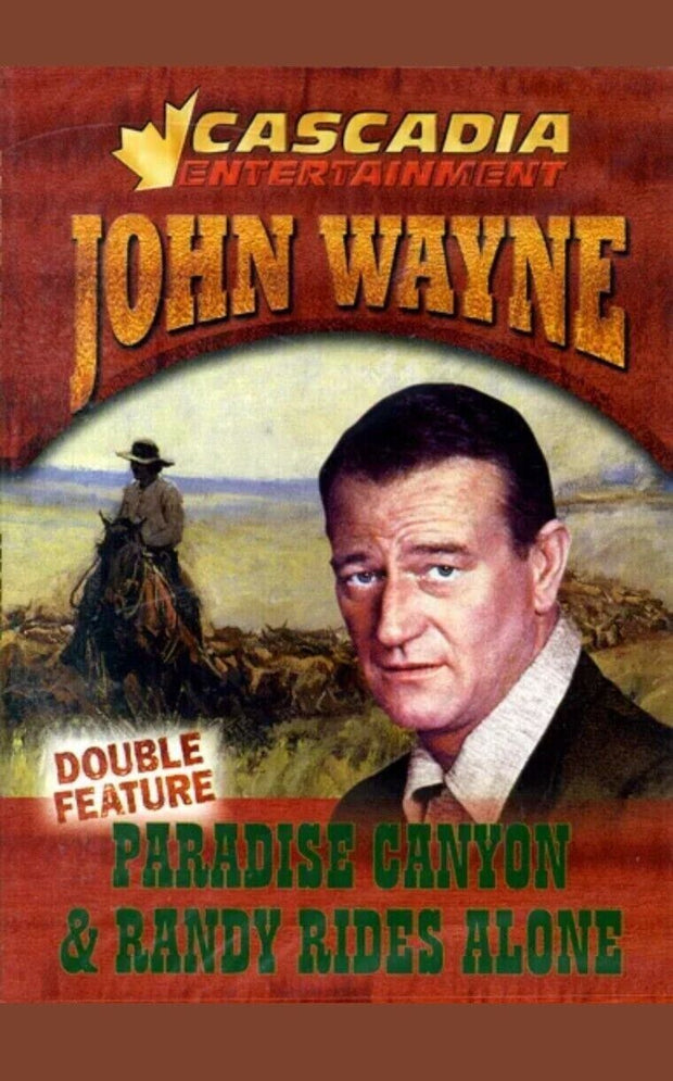 Double Feature: "Paradise Canyon & Randy Rides Alone" (DVD, B&W) John Wayne