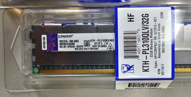 176GB 11 x 16GB Kingston DDR3-1066Mhz 8500 ECC Server Memory KTH-PL3100QK3/48G