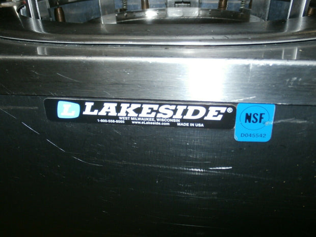 Lakeside 992 Oval Adjust-a-Fit Heated Cabinet Dual Dish Dispenser, 2 Columns