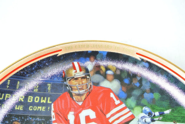 "The Catch" by Rick Johnson Great Moments in NFL Football 8" Collectible Plate
