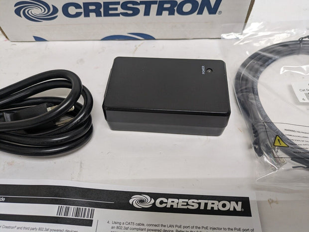 Crestron PWE-4803RU PoE Ethernet Injector Power Supply New Open Box