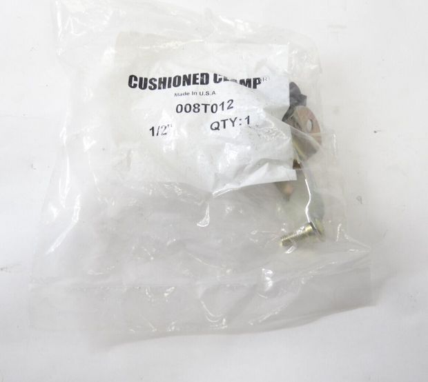 Cushioned Clamp 008T012 1/2"