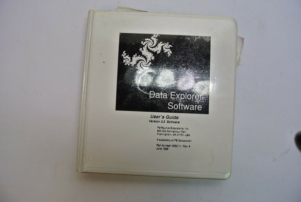 PerSeptive Biosystems Data Explorer Software User's Guide 3.2 V900111