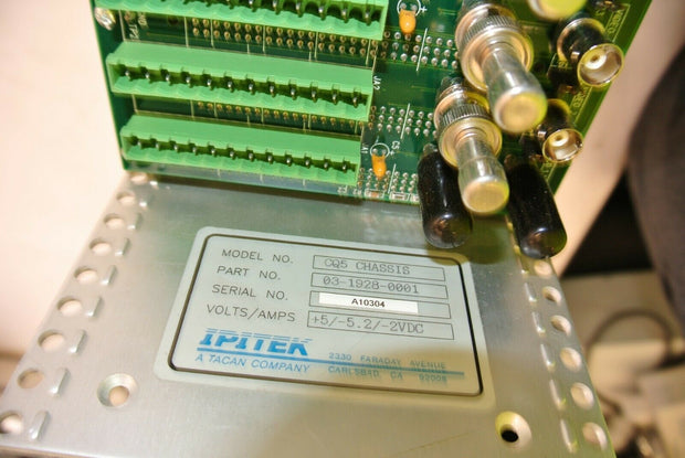Ipitek CQ5 Broadband Optical Chassis, A/D 10 Bit, DS-3 Receive, 2x PSU, 1x Confi