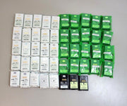 Lot 48 Xbox 360 Controller Rechargeable Batteries, White/Black/ Old / Untested