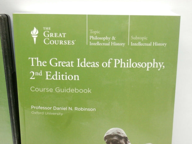 "Great Ideas of Philosophy" Great Courses 2nd Edition DVD Vol. 1 & 2, Guidebook