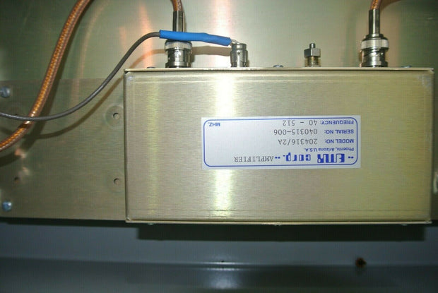 EMR Corp RX Multicoupler 96108-1 / P-5C in N12161206 Wiegmann Hubbel Enclosure