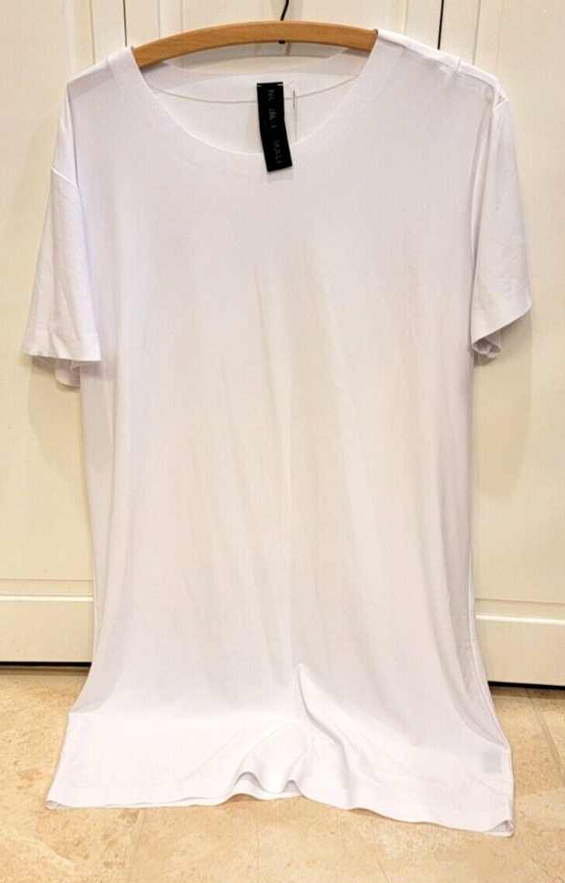 Norma Kamali XS/34 Short Dress / Long Shirt White