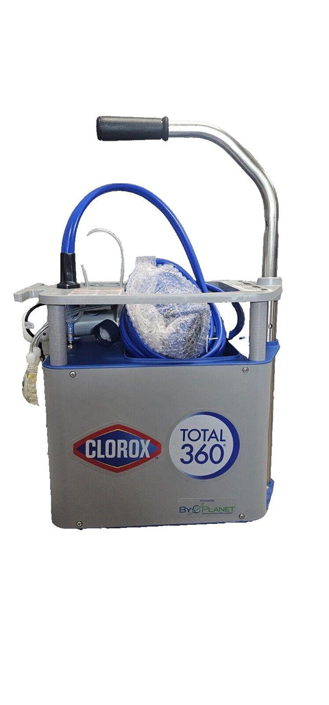 Lot 5 Clorox Total 360 System Electrostatic Sprayer, Cart System, Trigger