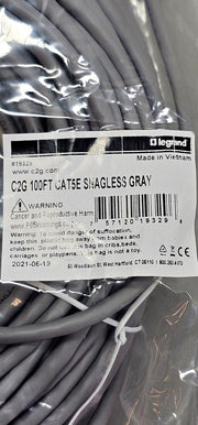 10PCS 100ft Cat5e Snagless Unshielded (UTP) Ethernet Network Patch Cable RJ45
