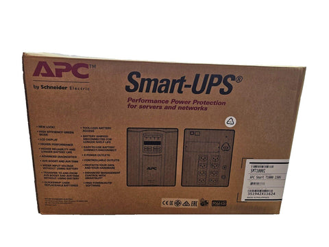 APC SMT1000I Smart-UPS 1000, Line Interactive, 1000VA 230V, LCD, 700W, Pure Sine