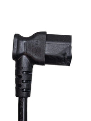1ft IEC C13 to C6 3 Pole Female to Mickey Mouse 3 Pole Male Power Extension Cord