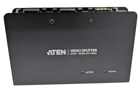 New Aten VS82A 2/4-Port VGA Video Splitter, 1920x1440 High Def, Complete