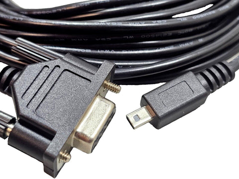 UC-E6 8 Pin Mini USB to DB9F Serial Data Cable, Digital Camera, Digital Signage