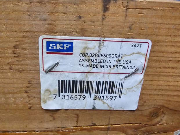 New Open Box Cooper 02BCF600GRAT Flange Block Bearing Block Unit 21" Roller