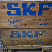 New Open Box Cooper 02BCF600GRAT Flange Block Bearing Block Unit 21" Roller