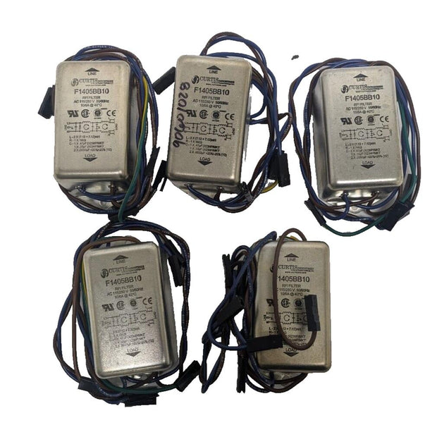 Lot of (5) Curtis RFI Filter F1405BB10 10/6A – Blackstar Assets