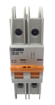 New Phoenix Contact TMC 82C 13A 2907593 2 Pole Circuit Breaker UL489 E320373