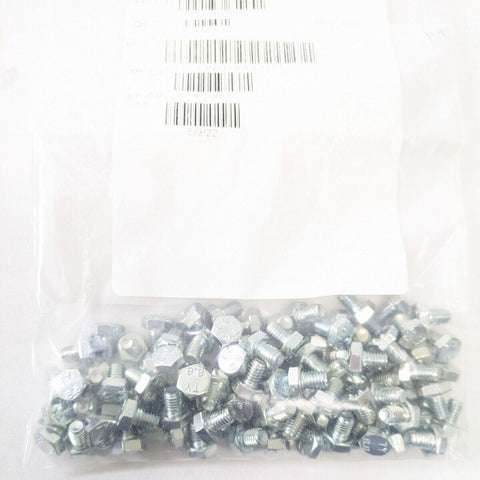 Pack of 198 Hex Head M6X8 Cap Screw: Zinc/Steel, Class 8.8 DIN933-8.8-8ZPT