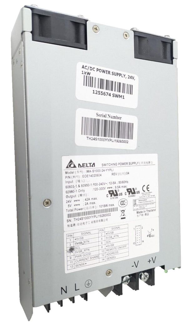 NOS Delta IMA-S1000-24-YYPLI Switching Power Supply 1000W 42A IMA Series 2xMOPP