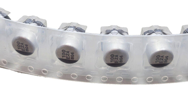 400PCS Panasonic EEH-ZA1E101XP Aluminum Organic Polymer Capacitor 100uF 25V 7.7