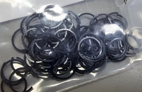 100x Smalley VHM-10 Spirolox Metric Light Duty Retaining Ring Carbon Steel 10mm