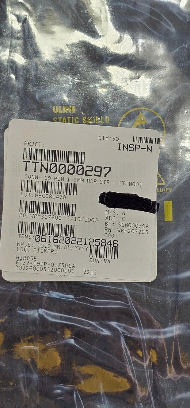 50PCS Hirose GT32-19DP-0.75DSA 19Pin 1.5MM Header Connector, Male, Solder Pin