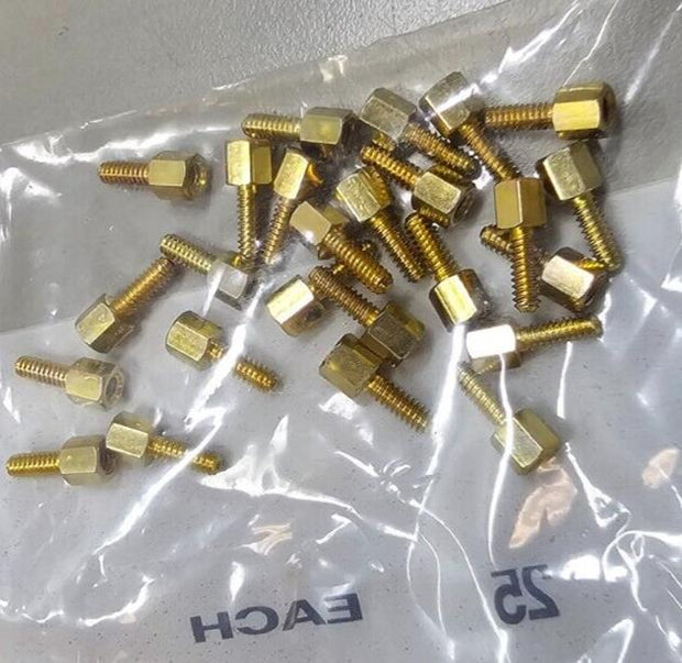 300PCS McMaster 92710A217 Male-Female Threaded Jack Screws 4-40 5/16 Zinc/Steel