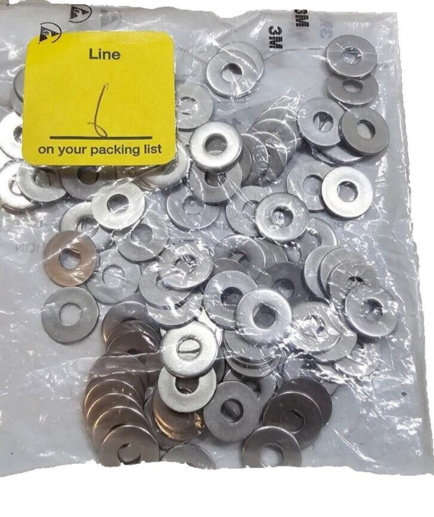 100PCS 91116A130 18-8 Stainless Steel Oversized Washers for M4, 12mm OD, 4.3mmID