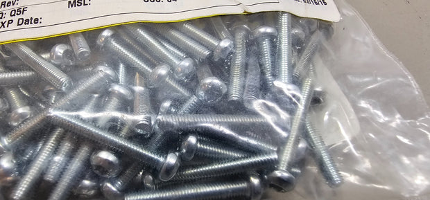 196PCS 90304A337 M3x20 Steel Pan Head Torx Screws, 20mm, T10, Zinc Plated