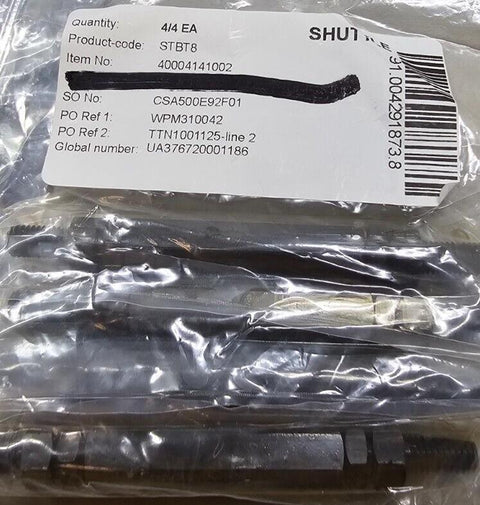 2PCS Misumi STBT8 Turnbuckles, Threaded Ends, 8mm, 116mm, Black Oxide Steel