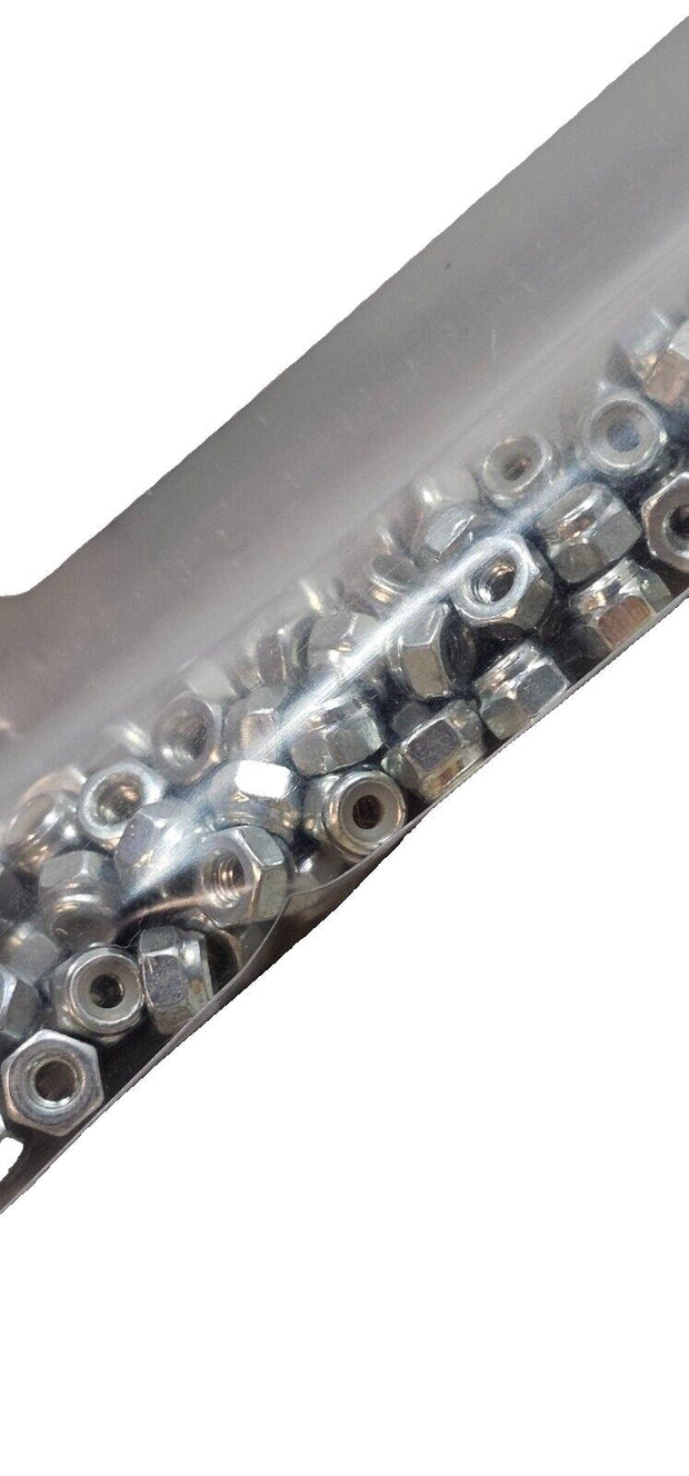100PCS 93625A102 M2x0.45 5x3.8mm 18-8 Stainless Steel Nylon-Insert Locknuts