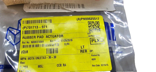 8PCS Misumi UNLETA3-30-30 Low Elasticity Rubber Sheets 30x30x3mm, Adhesive Botto
