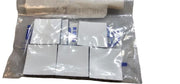 8PCS Misumi UNLETA3-30-30 Low Elasticity Rubber Sheets 30x30x3mm, Adhesive Botto