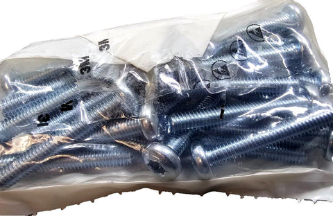 100PCS 90304A349 M6x1mm 40mm L Steel Pan Head Torx Screws Zinc Plated ISO Cert