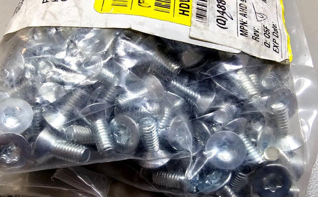 490PCS 950389 M4X10mm Long, Torx, 90 Degree Flat Head Machine Screws, Zinc Plate