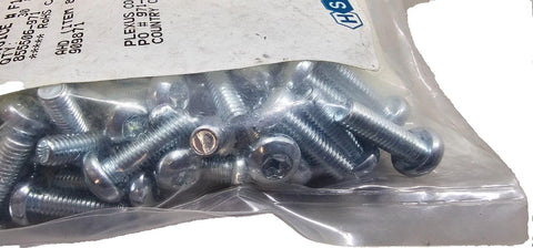 600PCS 909871 M5X16mm Long, Torx, Pan Head Machine Screws, Zinc Plated Steel ISO