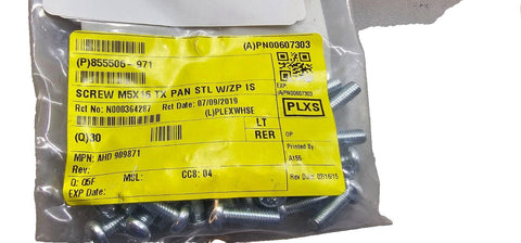 600PCS 909871 M5X16mm Long, Torx, Pan Head Machine Screws, Zinc Plated Steel ISO