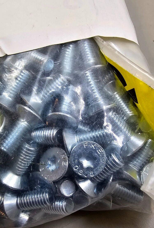 486PCS M5x.08 12mm Torx Flat Head Steel 8.8 Zinc Plated Iso 14581 Machine Screws