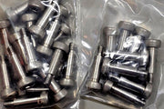 30PCS Misumi SMSBF8-L20-F8 Hex Shoulder Screws M6 20mmL, 8mm D, A2 Steel