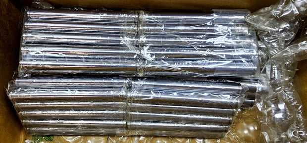 10PCS Misumi FPSPJFF-D16-L124-H4-U4 Hollow Grooved Linear Shaft 124x16mm Chrome