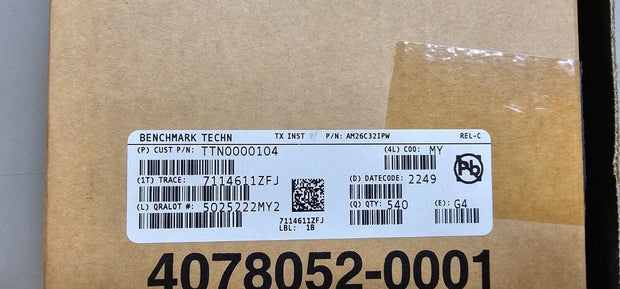 540PCS Texas Instruments AM26C32IPW RS-422 Interface Quad Diff Line Receiver