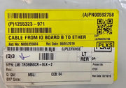 1PCS L-Com TRD695SCR-BLK-2 Shielded Cat 6, RJ45, PVC Jacket, Black, 2ft, EMI/RFI