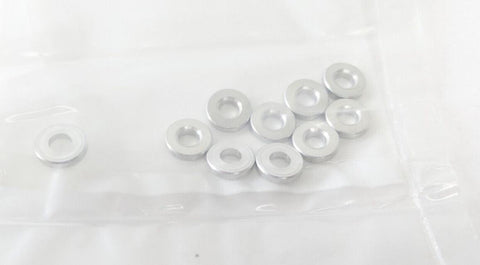 50 PCS RAF M0651-4-AL Aluminum Electronic Spacers Washers 10xmm OD4.3mm ID