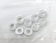 50 PCS RAF M0651-4-AL Aluminum Electronic Spacers Washers 10xmm OD4.3mm ID